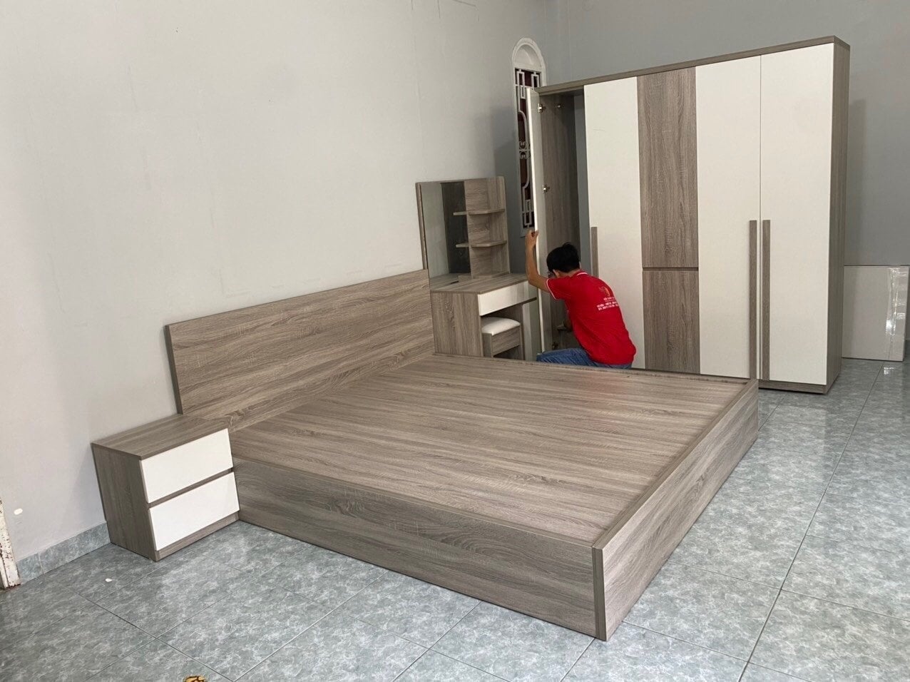 Bộ nội thất ph&ograve;ng ngủ gi&aacute; rẻ đẹp, hiện đại, b&aacute;o gi&aacute; chi tiết từ 7 triệu
