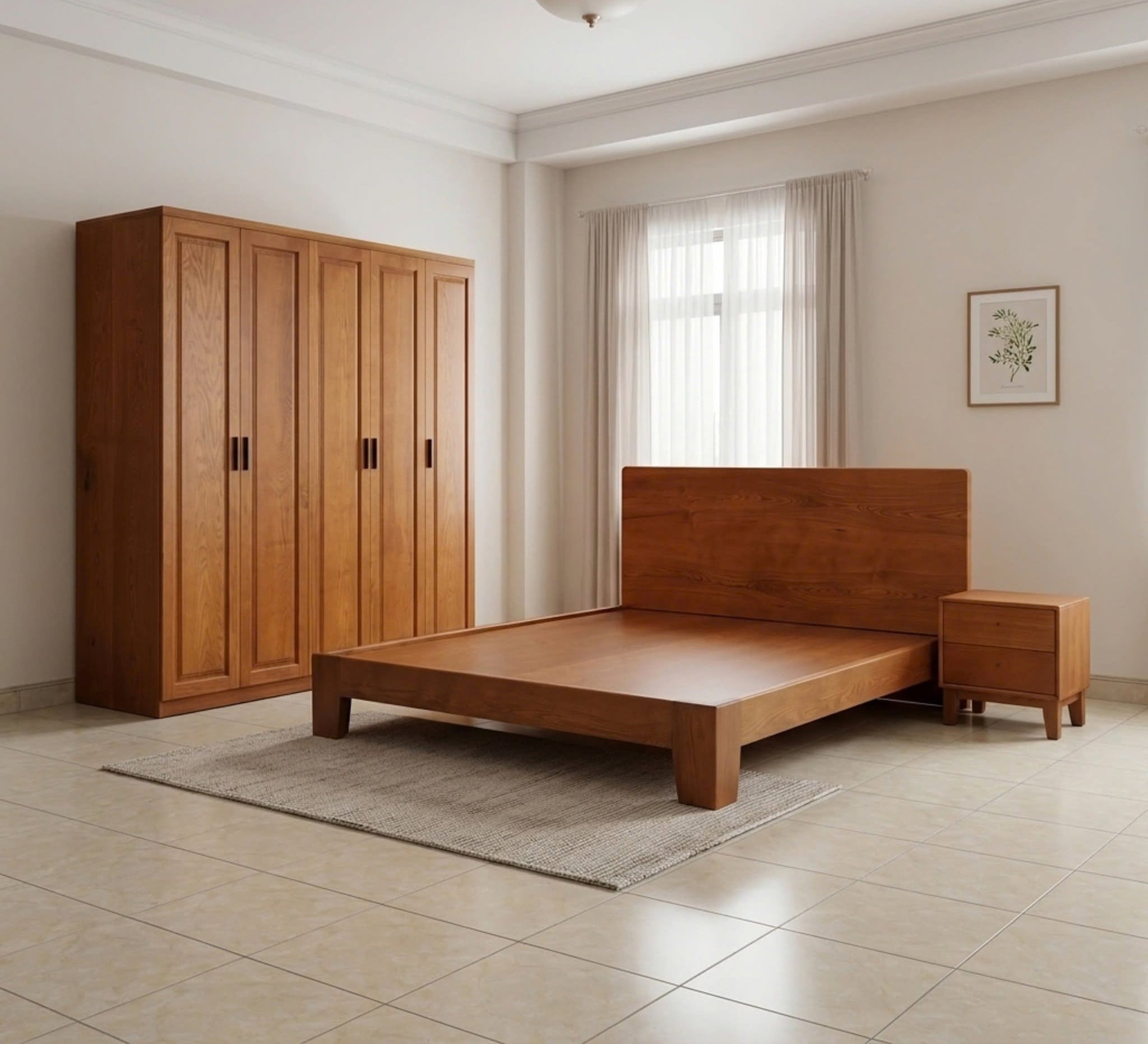 Bộ nội thất ph&ograve;ng ngủ gi&aacute; rẻ đẹp, hiện đại, b&aacute;o gi&aacute; chi tiết từ 7 triệu