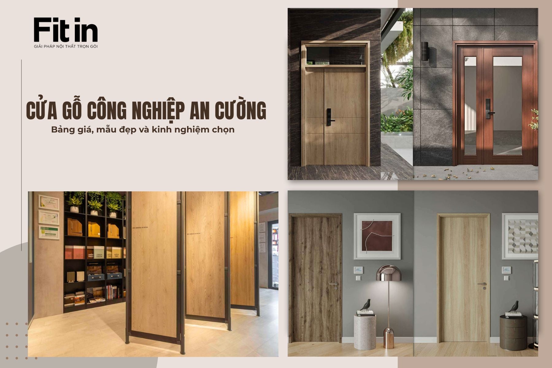 Cửa Gỗ C&ocirc;ng Nghiệp An Cường: Bảng Gi&aacute;, Mẫu Đẹp V&agrave; Kinh Nghiệm Chọn 