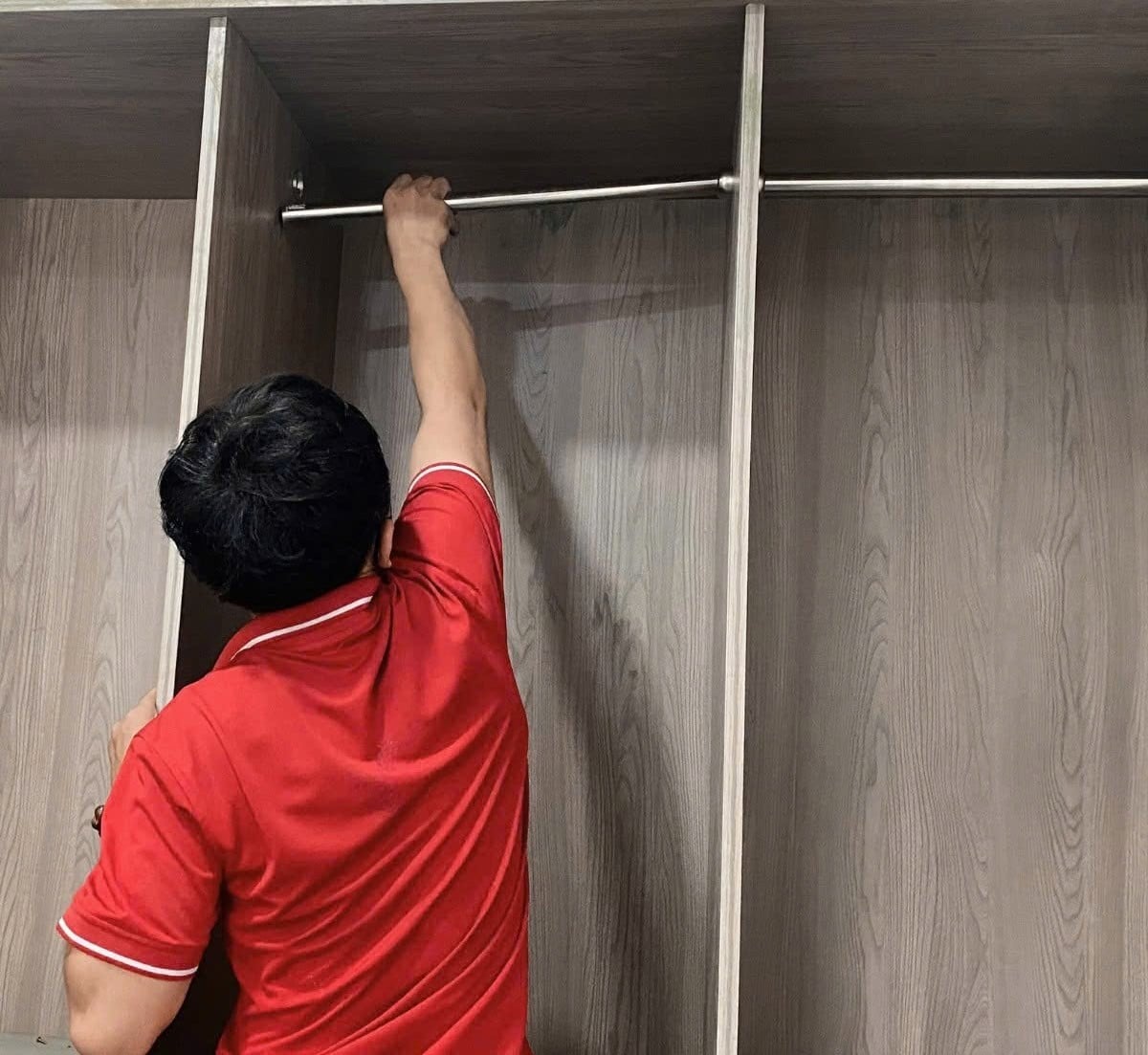 Đóng tủ locker 4 ngăn theo yêu cầu, thiết kế theo kích thước riêng Đóng tủ locker 4 ngăn theo yêu cầu, thiết kế theo kích thước riêng
