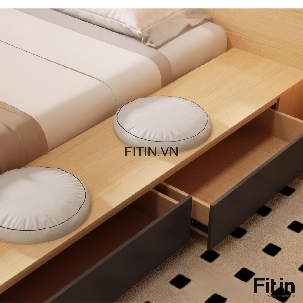 Giường Ngủ Hiện Đại Cao Cấp Phong C&aacute;ch Tối Giản Nhật Bản