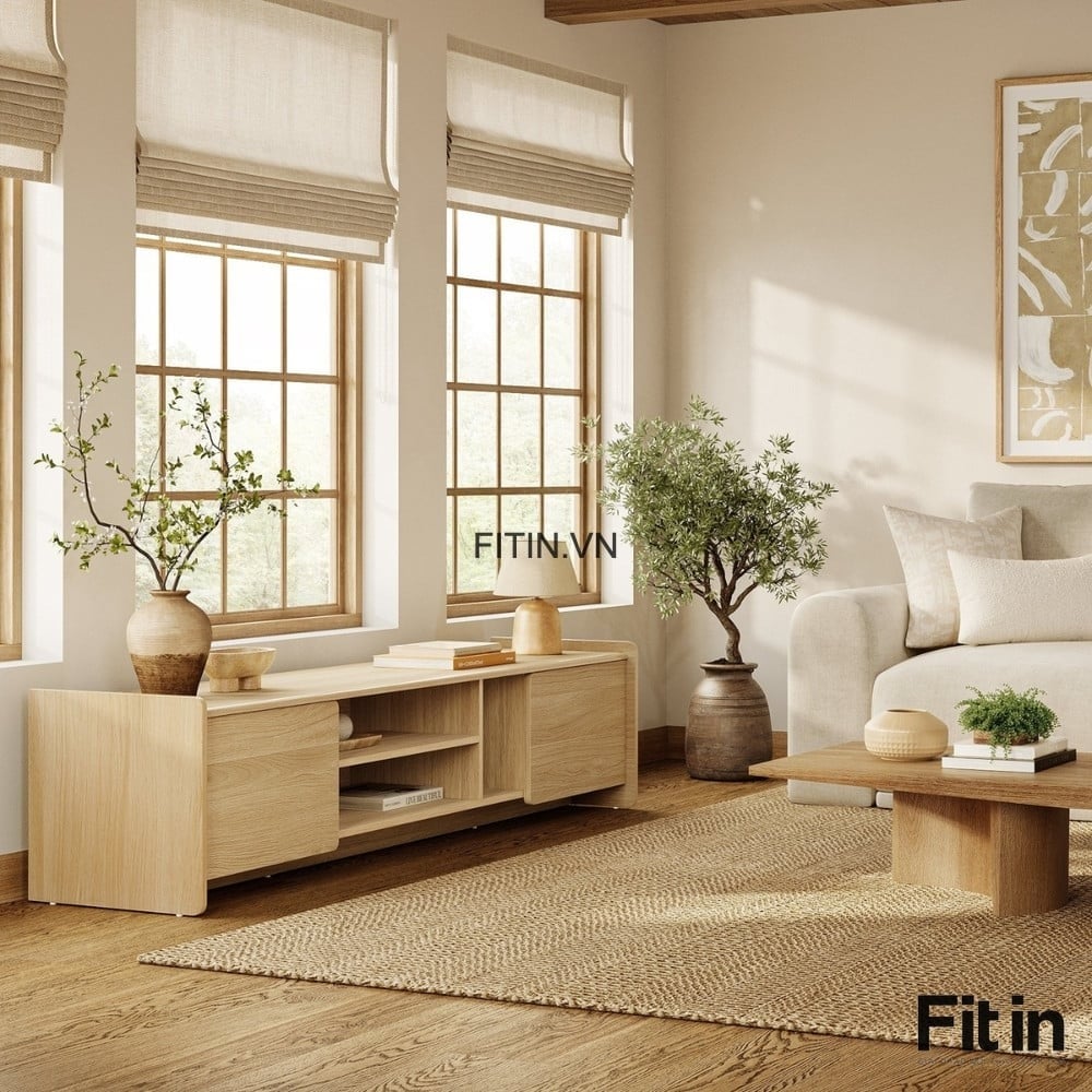 Kệ tivi gỗ An Cường gi&aacute; bao nhi&ecirc;u? Bảng gi&aacute; v&agrave; kinh nghiệm lựa chọn 