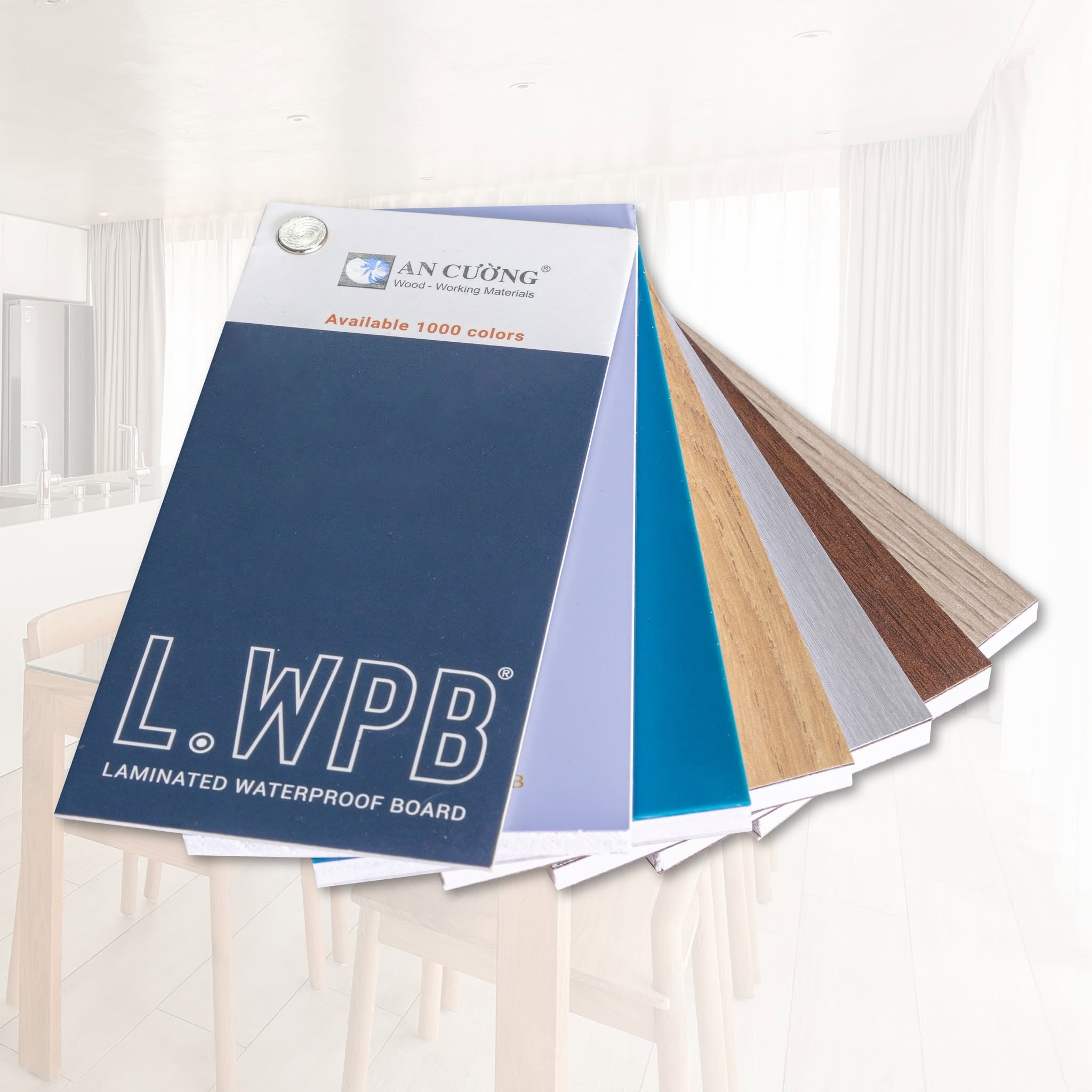 Mẫu Tủ Bếp Nhựa An Cường Phủ Laminate H&igrave;nh Chữ I Tối Ưu