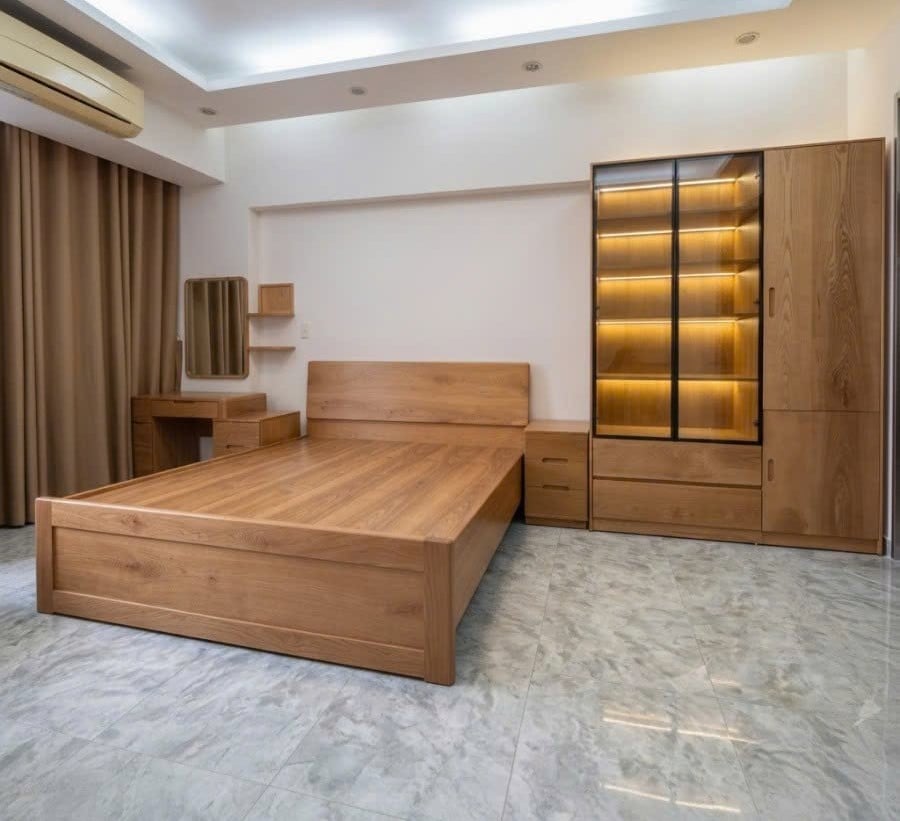 Mua combo ph&ograve;ng ngủ gi&aacute; rẻ TPHCM gi&aacute; xưởng, thiết kế theo y&ecirc;u cầu   