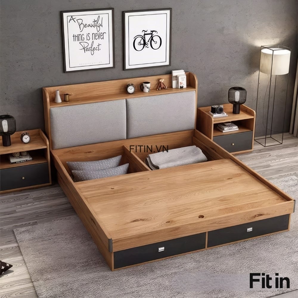 So s&aacute;nh giường gỗ c&ocirc;ng nghiệp An Cường v&agrave; giường gỗ tự nhi&ecirc;n chi tiết nhất