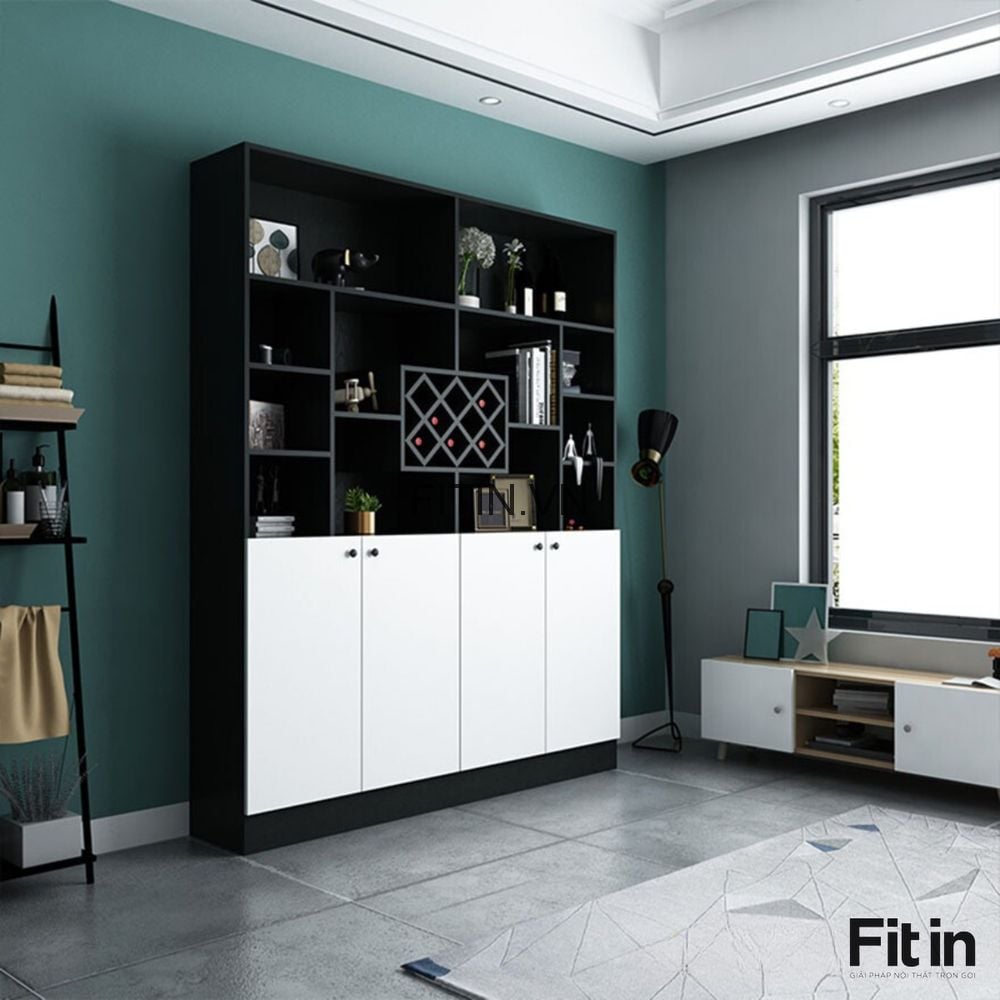 Tủ Rượu Gỗ C&ocirc;ng Nghiệp