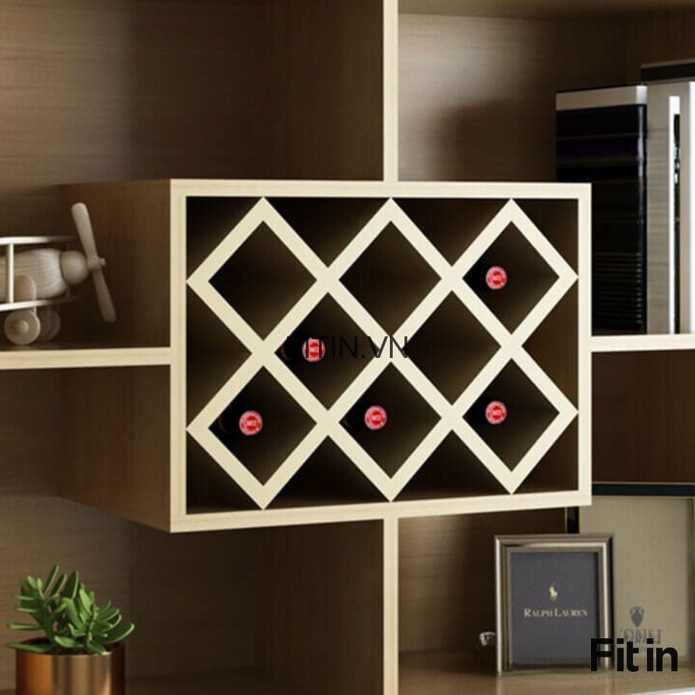 Tủ Rượu Gỗ C&ocirc;ng Nghiệp