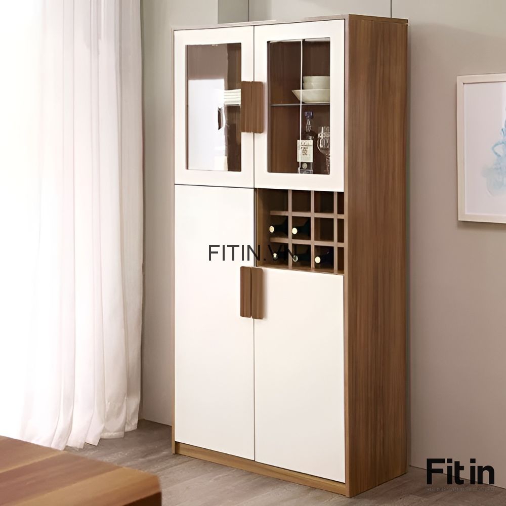 Tủ Rượu Gỗ C&ocirc;ng Nghiệp