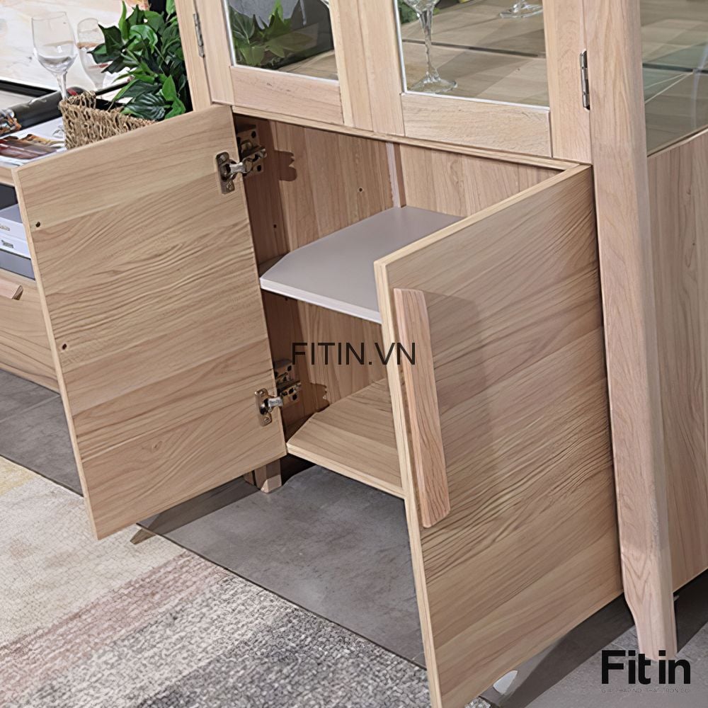 Tủ Rượu Gỗ C&ocirc;ng Nghiệp