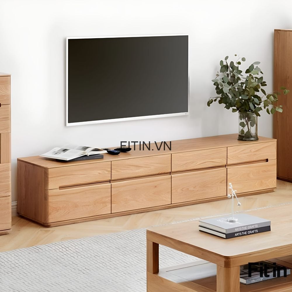 Kệ Tủ Tivi Gỗ Tự Nhi&ecirc;n