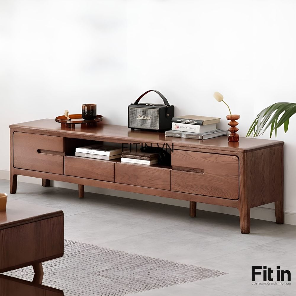 Kệ Tủ Tivi Gỗ Tự Nhi&ecirc;n