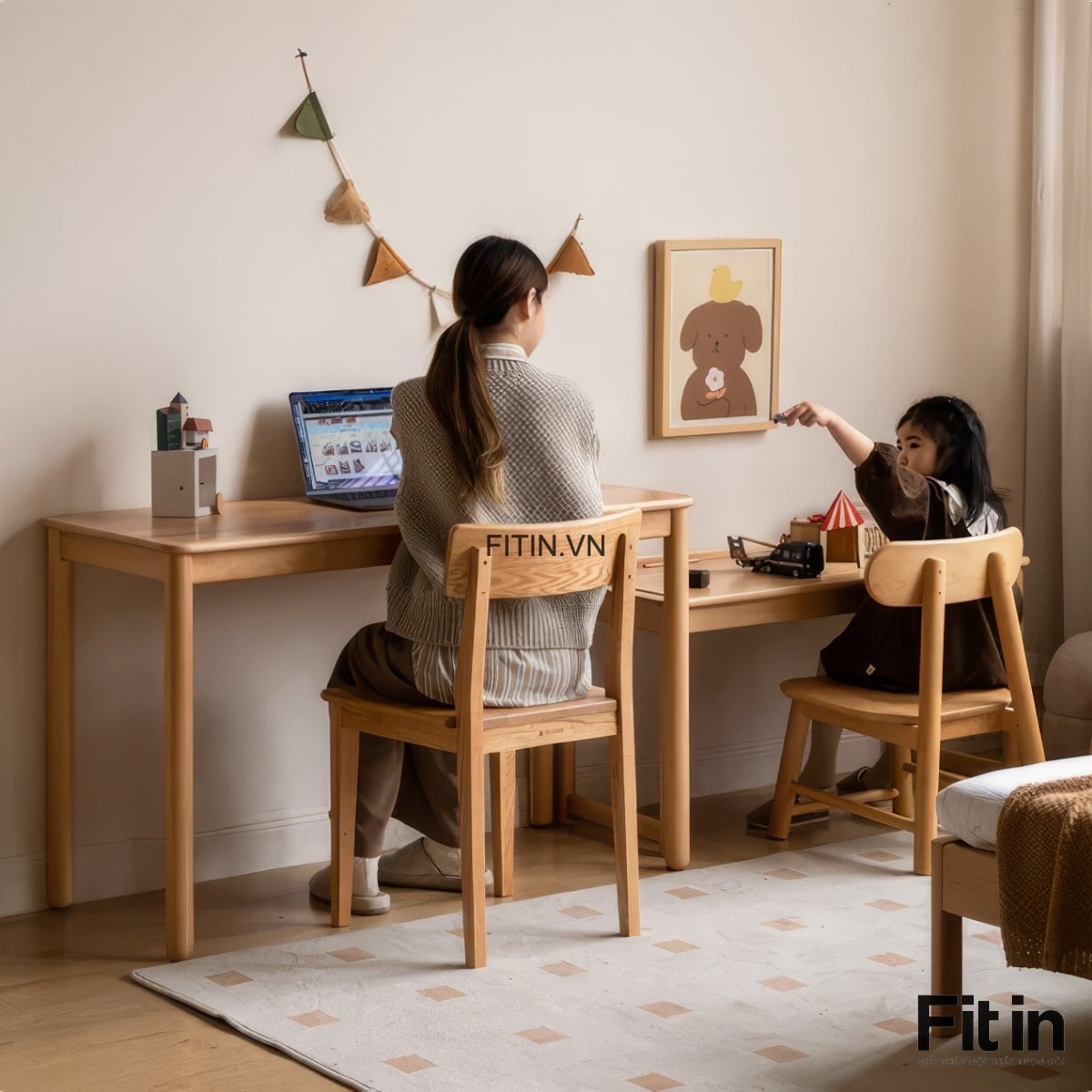 Bộ B&agrave;n Ghế Trẻ Em