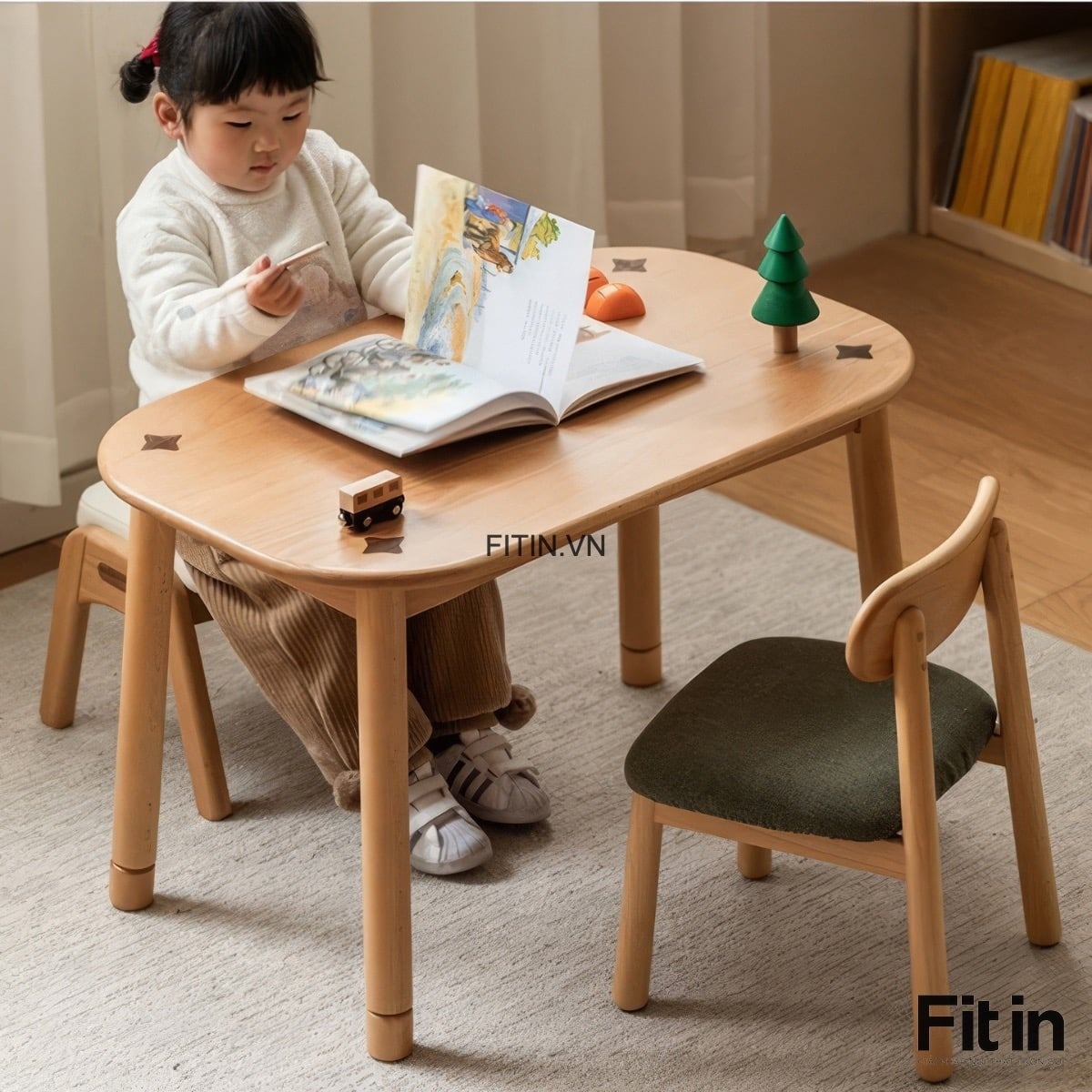 Bộ B&agrave;n Ghế Trẻ Em