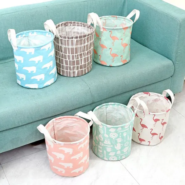 Sọt vải đựng quần áo hình thú xinh xắn