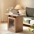 Bàn Sofa Phòng Khách Gỗ Ghép Tự Nhiên Phủ Veneer Sồi Dáng Cao 