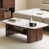 Bàn Trà Sofa Hiện Đại Gỗ Sồi Tự Nhiên Phong Cách Tối Giản