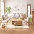 Bộ Ghế Sofa Gỗ Sồi Tự Nhiên Kèm Nệm Nỉ Nhỏ Gọn Tinh Tế