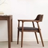 Ghế Gỗ Decor Đọc Sách, Uống Trà Mặt Ngồi Nệm Gỗ Óc Chó