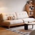Ghế Sofa Gỗ Tự Nhiên Kèm Nệm Bọc Nỉ Hiện Đại Tối Giản