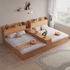 Giường Đôi Cho 2 Người Gỗ MDF Phủ Melamine Nhỏ Gọn Tối Ưu