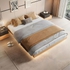 Giường Không Đầu Giường Kiểu Bay Giấu Chân Gỗ MDF An Cường