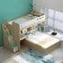 Giường Tầng Có Bàn Học Gỗ MDF Phủ Melamine Chất Lượng