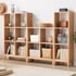 Kệ Gỗ Để Sách Nhỏ Gọn Kiểu Chân Cao Tối Giản Gỗ Sồi