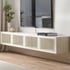 Kệ Ti Vi Treo Tường Gỗ Ghép Phủ Veneer Sồi Cánh Đan Mây 