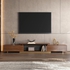Kệ Tivi Phòng Khách Chung Cư Gỗ MDF An Cường Kéo Rút Thông Minh
