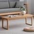 Mẫu Bàn Uống Trà Bằng Gỗ Sồi Nhỏ Gọn Phong Cách Tốn Giản