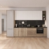 Mẫu Bếp Đẹp Đơn Giản Nhựa Phủ Laminate Chống Nước An Cường
