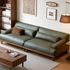 Mẫu Ghế Sofa Gỗ Sồi Tự Nhiên Kết Hợp Nệm Bọc Da Hiện Đại