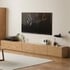 Mẫu Kệ Để Tivi Hiện Đại Tối Giản Gỗ Ghép Phủ Veneer Sồi 