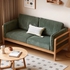 Sofa 2 Chỗ Ngồi Kèm Nệm Bọc Nỉ Nhỏ Gọn Tiết Kiệm Diện Tích