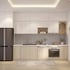 Tủ Bếp Có Bàn Thờ Ông Táo Kiểu Sát Trần Gỗ MDF An Cường