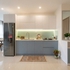 Tủ Bếp Gỗ MDF Phủ Melamine An Cường Hình Chữ I Nhỏ Gọn