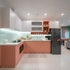 Tủ Bếp MDF Chống Ẩm Phủ Melamine An Cường Chữ L Hiện Đại Tinh Tế