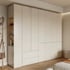 Tủ Quần Áo Màu Trắng Gỗ MDF An Cường Tối Giản Hiện Đại