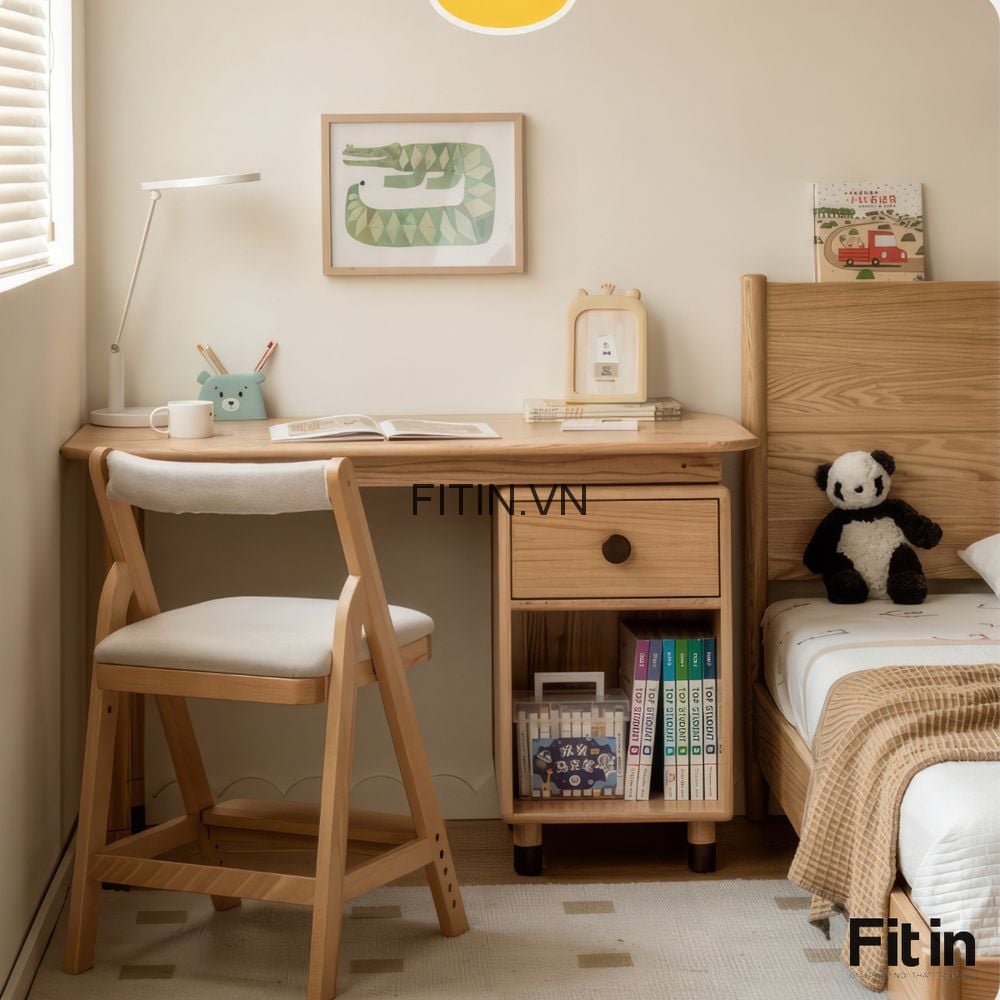 B&agrave;n Học Gỗ Tự Nhi&ecirc;n