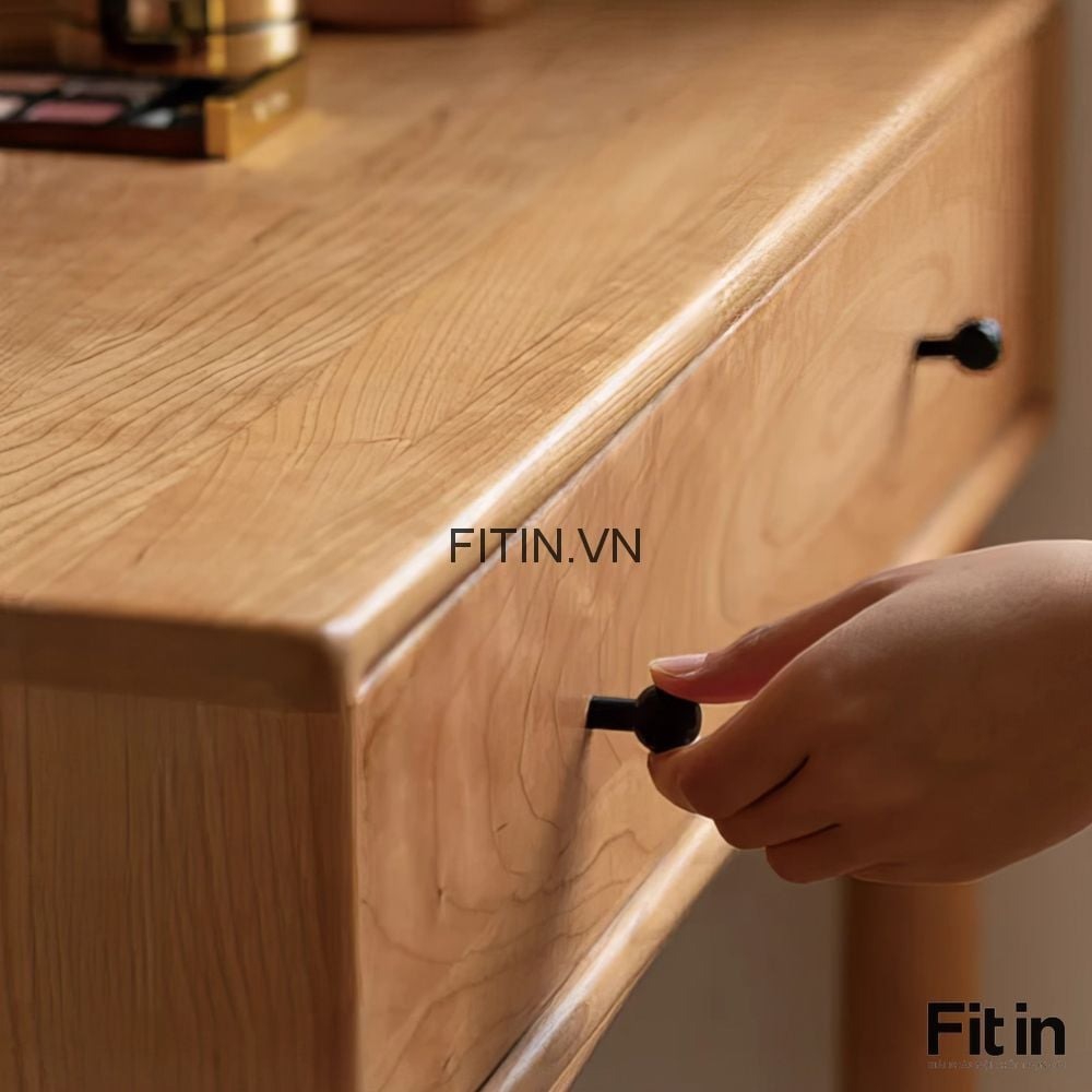 B&agrave;n Trang Điểm Gỗ Tự Nhi&ecirc;n