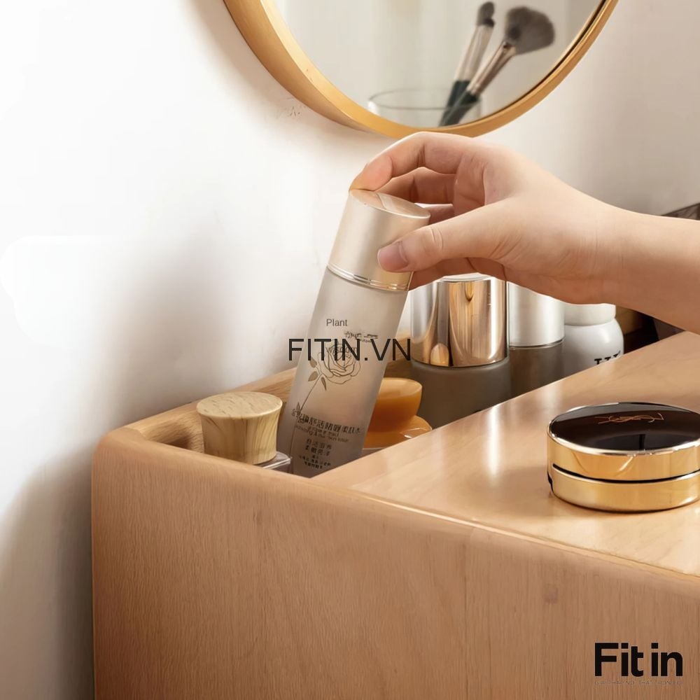 B&agrave;n Trang Điểm Gỗ Tự Nhi&ecirc;n