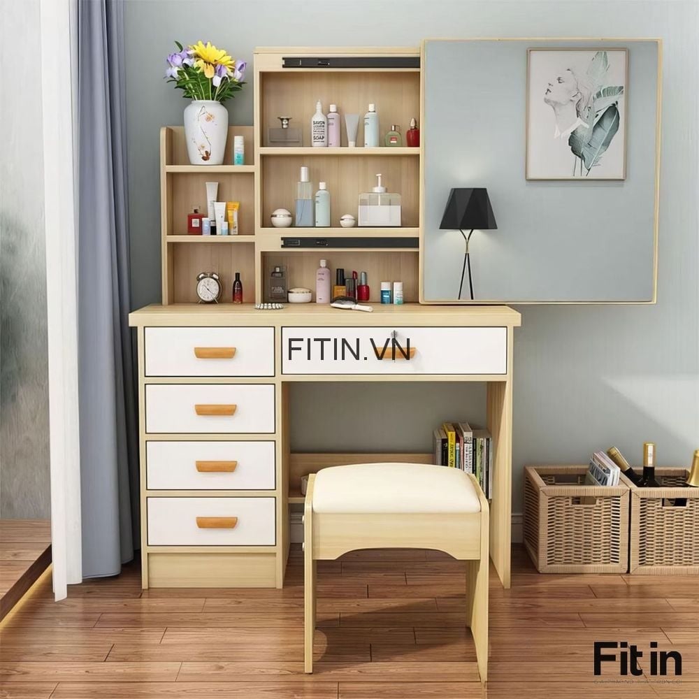 Bộ B&agrave;n Ghế Trang Điểm