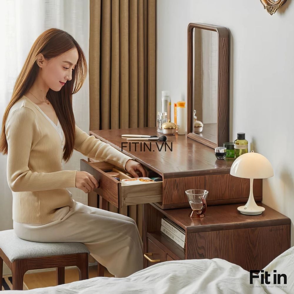 Bộ B&agrave;n Ghế Trang Điểm