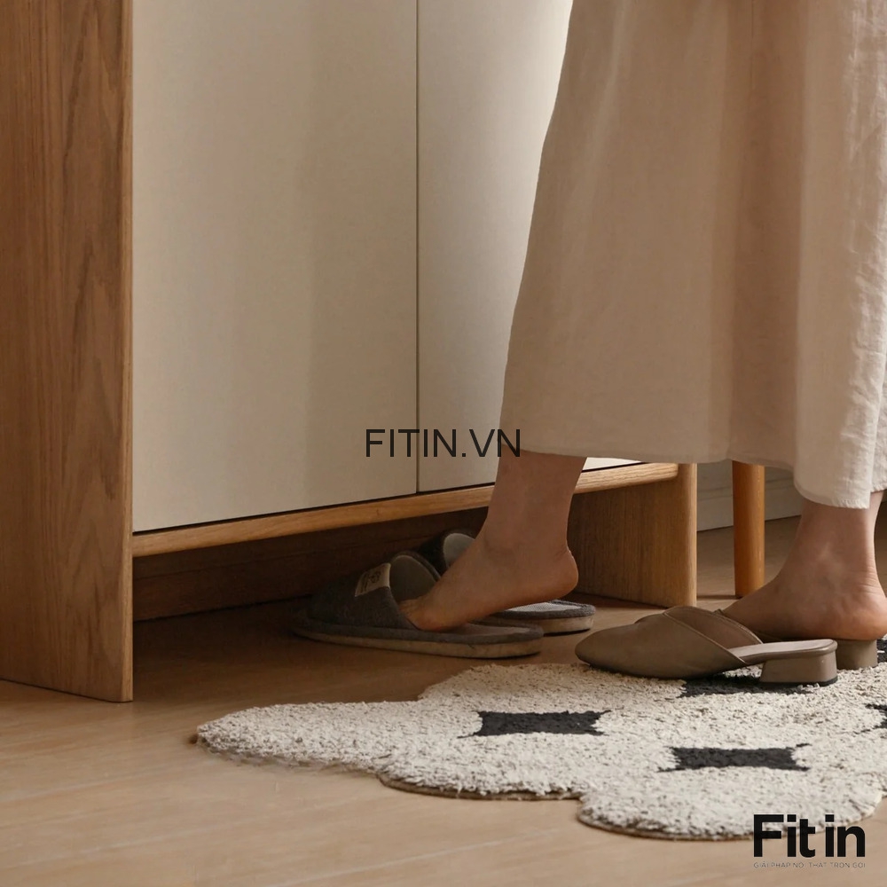 Kệ Tủ Gi&agrave;y Gỗ Tự Nhi&ecirc;n