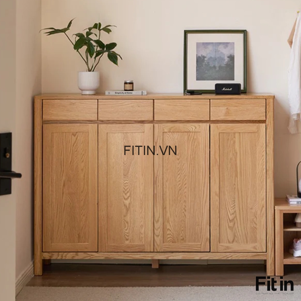 Kệ Tủ Gi&agrave;y Gỗ Tự Nhi&ecirc;n
