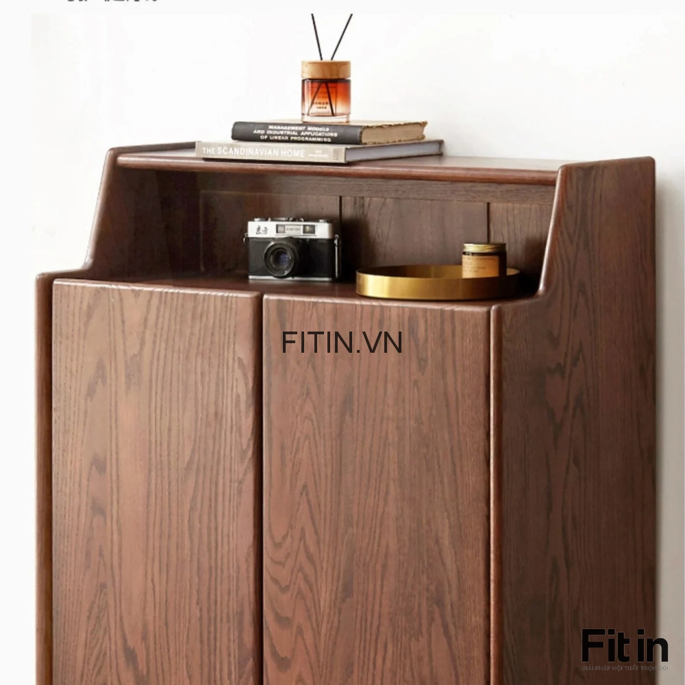 Kệ Tủ Gi&agrave;y Gỗ Tự Nhi&ecirc;n