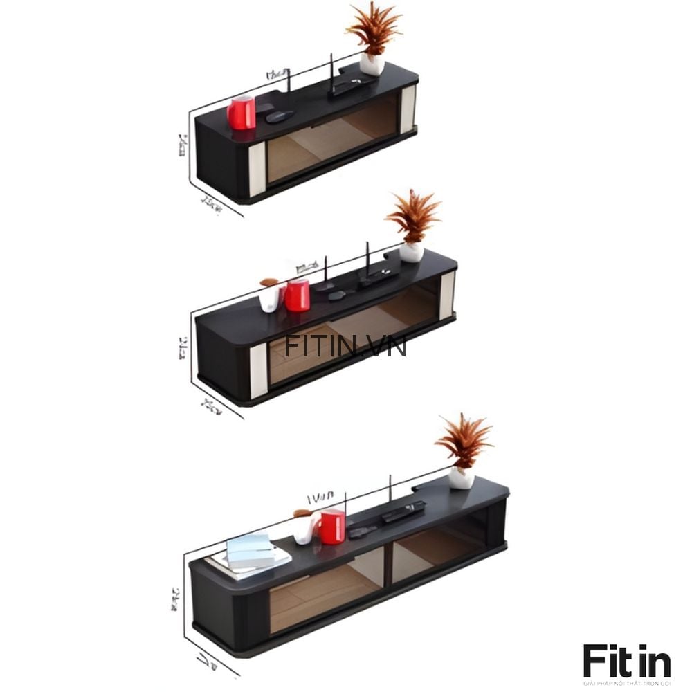 Kệ Tủ Tivi Gỗ C&ocirc;ng Nghiệp