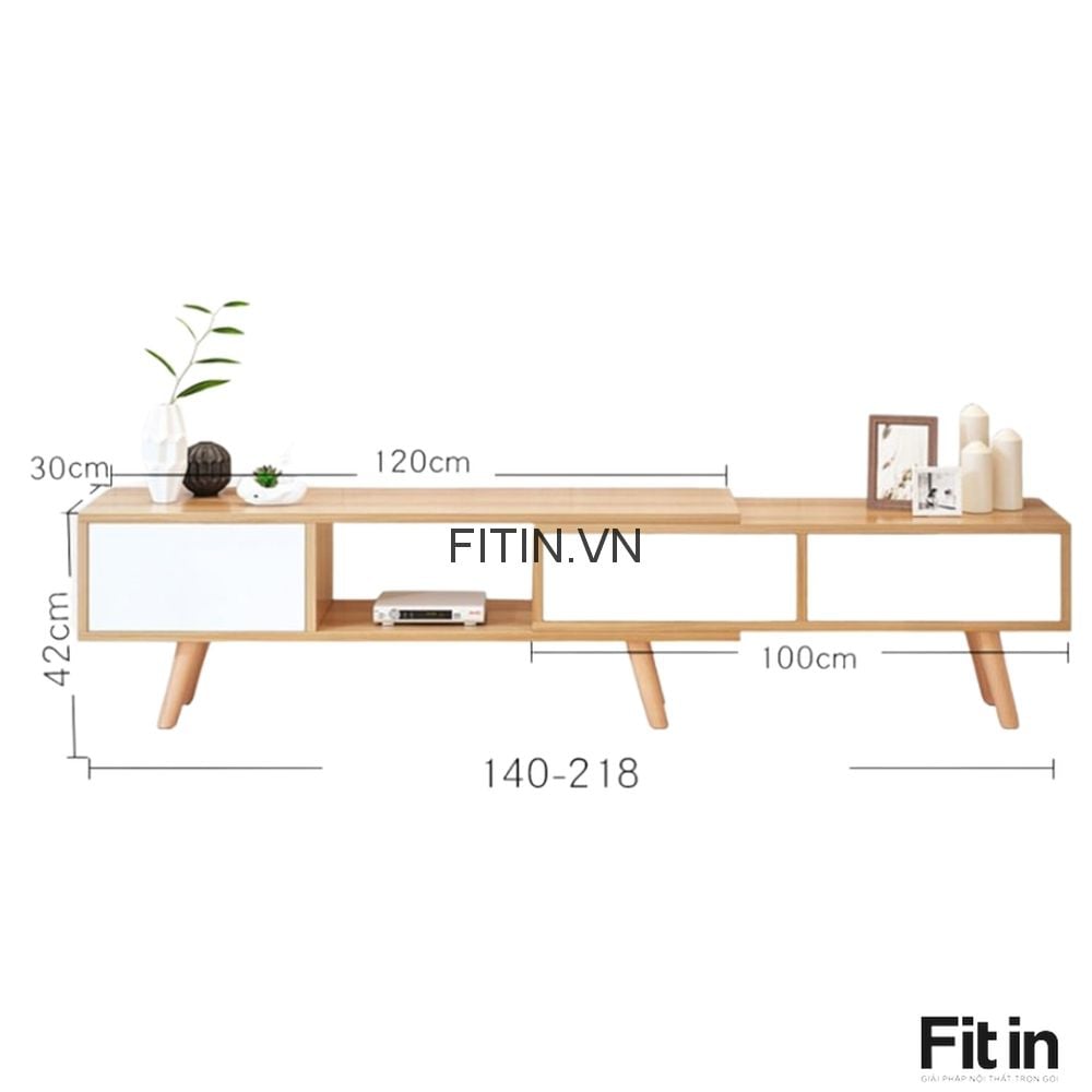 Kệ Tủ Tivi Gỗ C&ocirc;ng Nghiệp