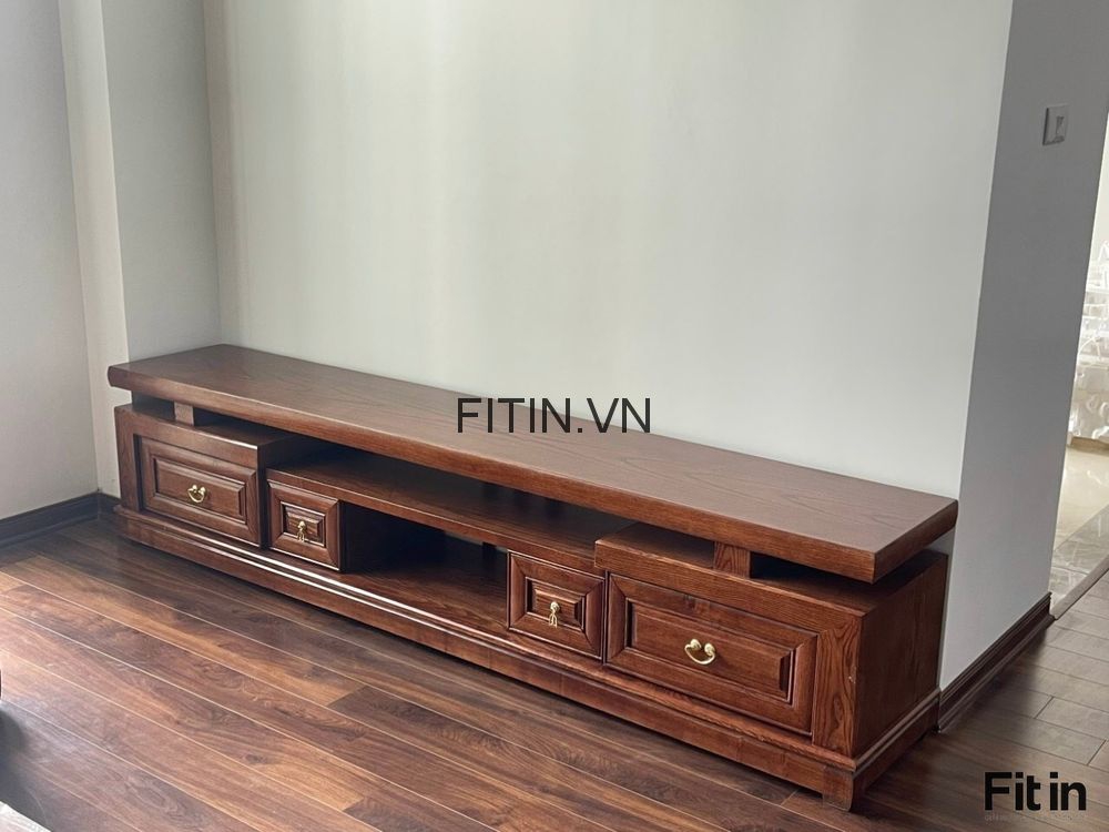 Kệ Tủ Tivi Gỗ Tự Nhi&ecirc;n