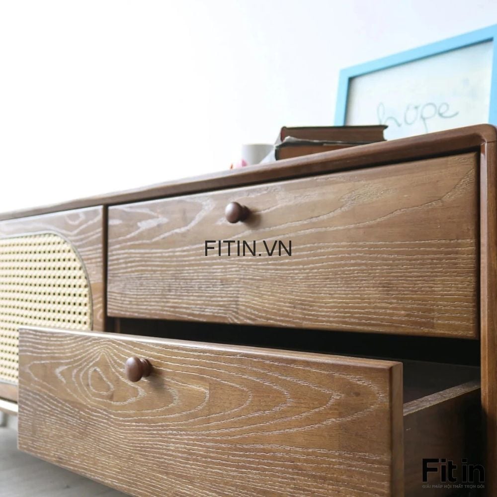Kệ Tủ Tivi Gỗ Tự Nhi&ecirc;n